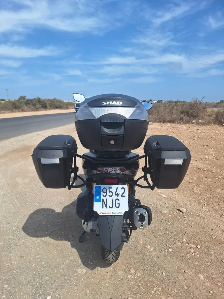 Side pannier racks for honda pcx